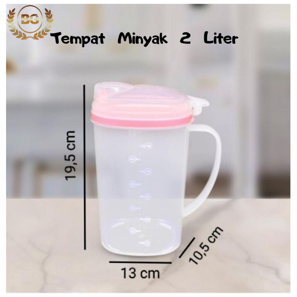 Botol Tempat Minyak Goreng Wadah Minyak Goreng 2 Liter Golden Sunkist