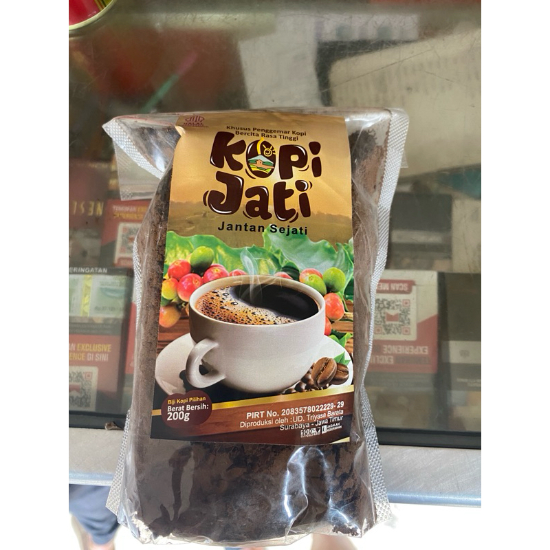 

KOPI JATI (JANTAN SEJATI) kemasan 200grm