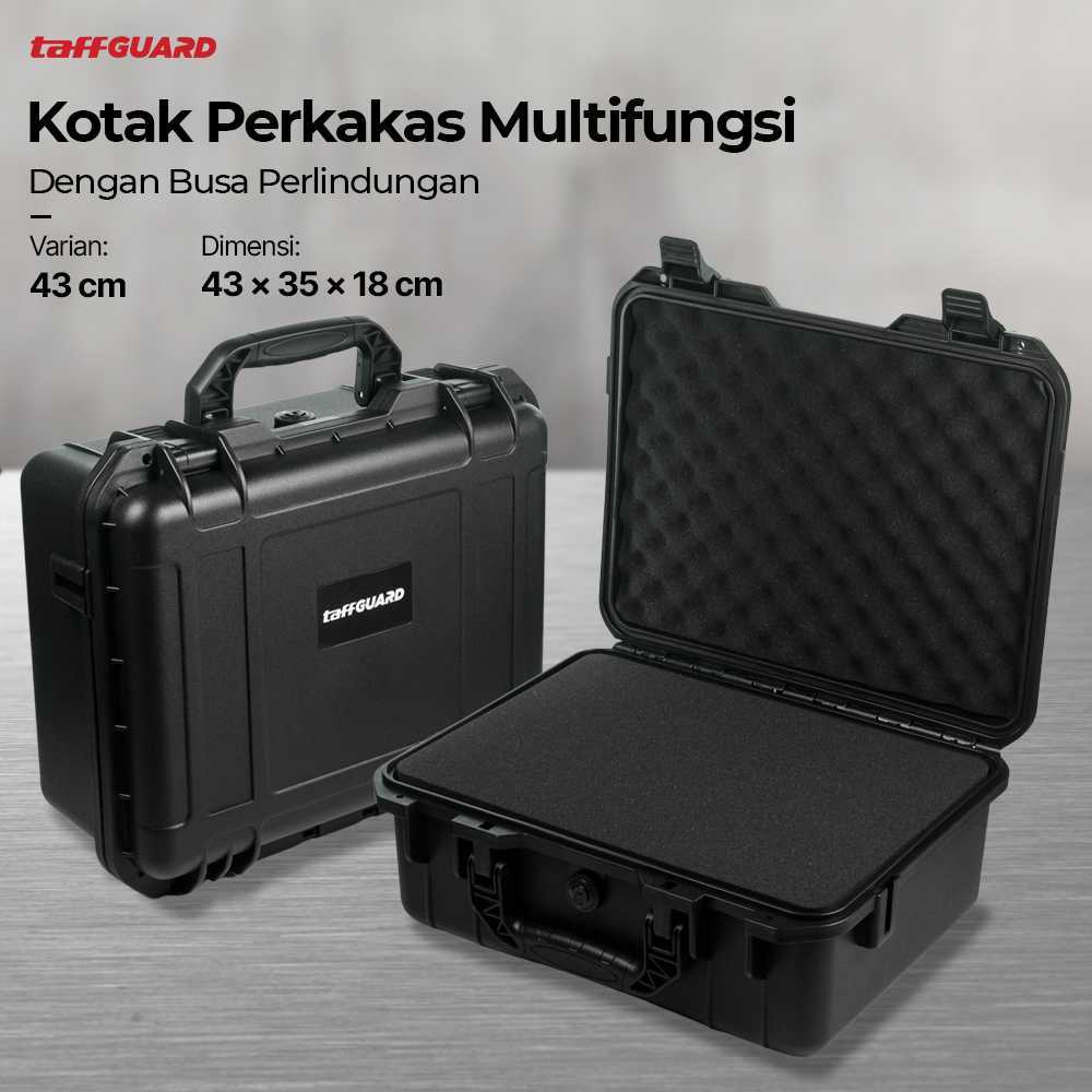 TaffGUARD Kotak Perkakas Multifungsi Storage Tool Box with Sponge - TH5