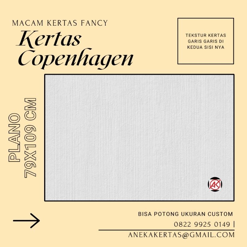 

Kertas Sertifikat Putih| Kertas Copenhagen Putih/Kertas Akasia Putih | Kertas Piagam Plano 79x109 cm (Cek Deskripsi)