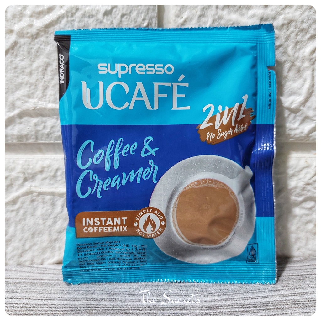

Supresso UCAFE Coffee & Creamer 2in1 No Sugar Added Sachet