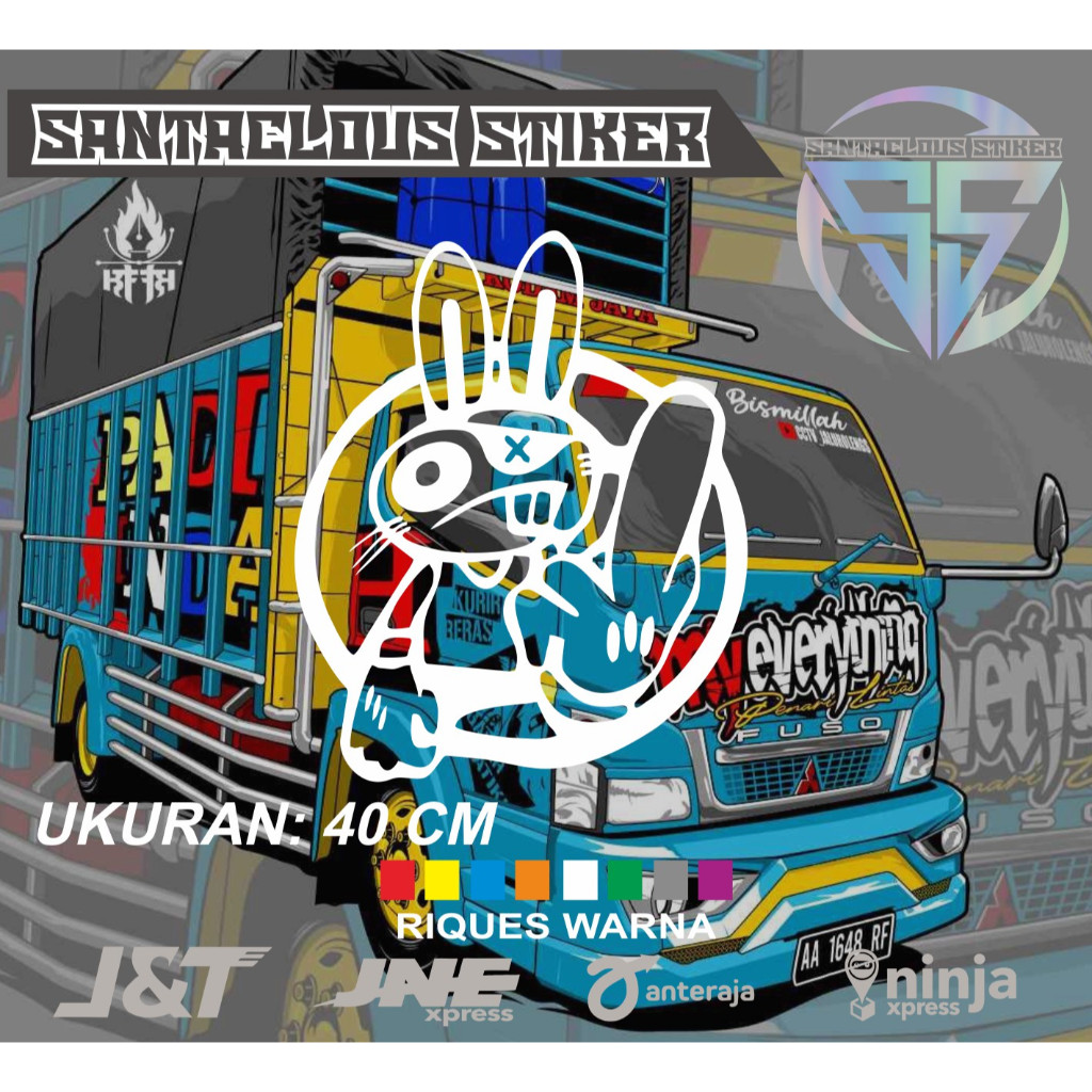Stiker truk variasi cutting stiker kaca body samping truk pickup mobil stiker kaca truk pilihan terb