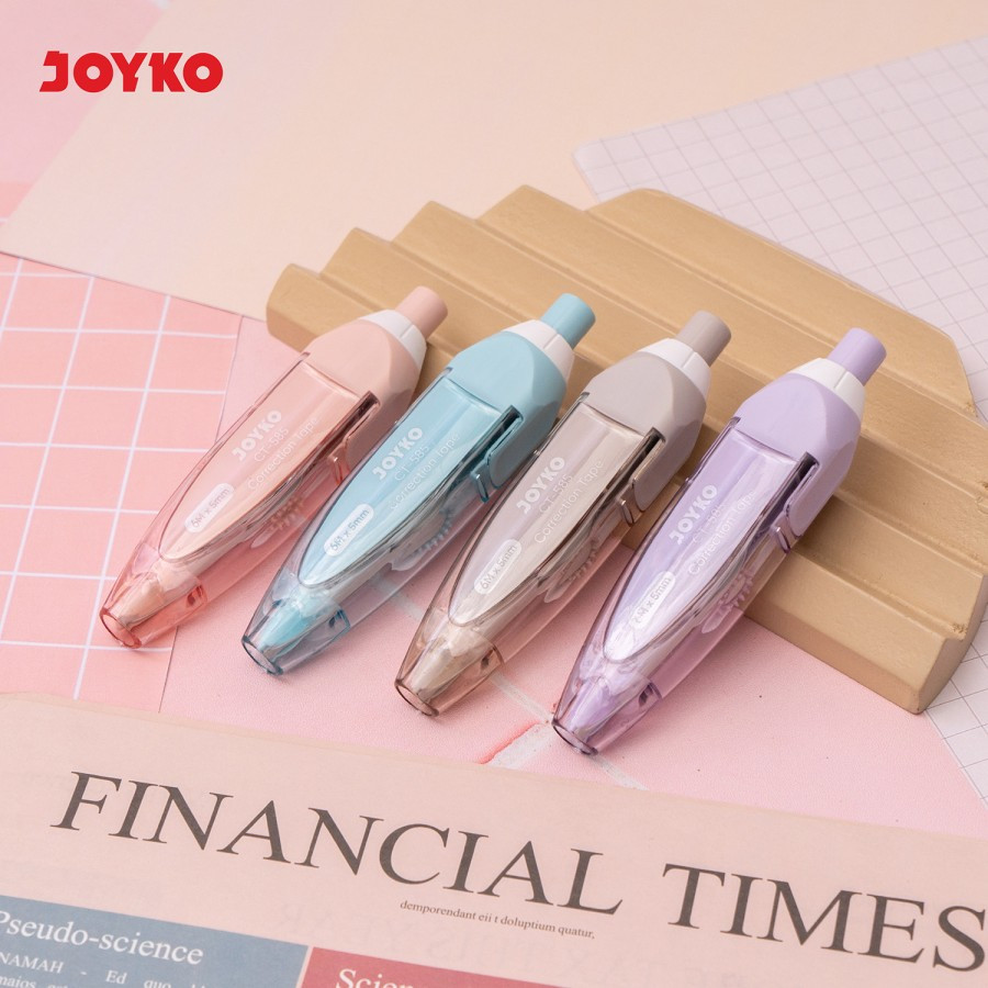 

CORRECTION TAPE JOYKO CT-585 | 6M x 5mm | PITA KOREKSI | ECER