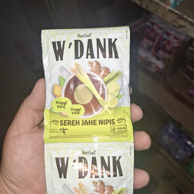 

NUTRISARI W'DANK sereh jahe nipis 10X11GRAM rtg