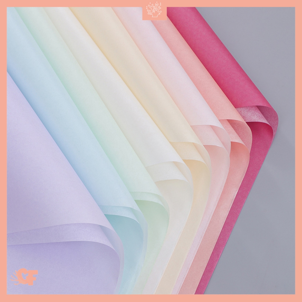 

Kertas Tissue Minyak Flower Wrapping Paper Cellophane Tissue KB04