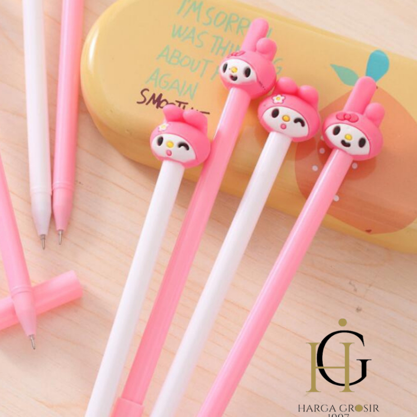 

PULPEN 4PC/8PCS/12PCS GEL KEPALA MELODY PENA CUTE IMUT KADO UNIK KOREA AESTHETIC COD