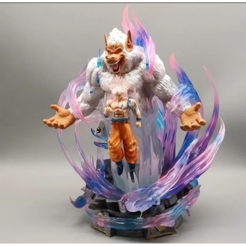 Action Figure Dragon Ball Son Goku Ultra Instinct with Great Ape Oozaru