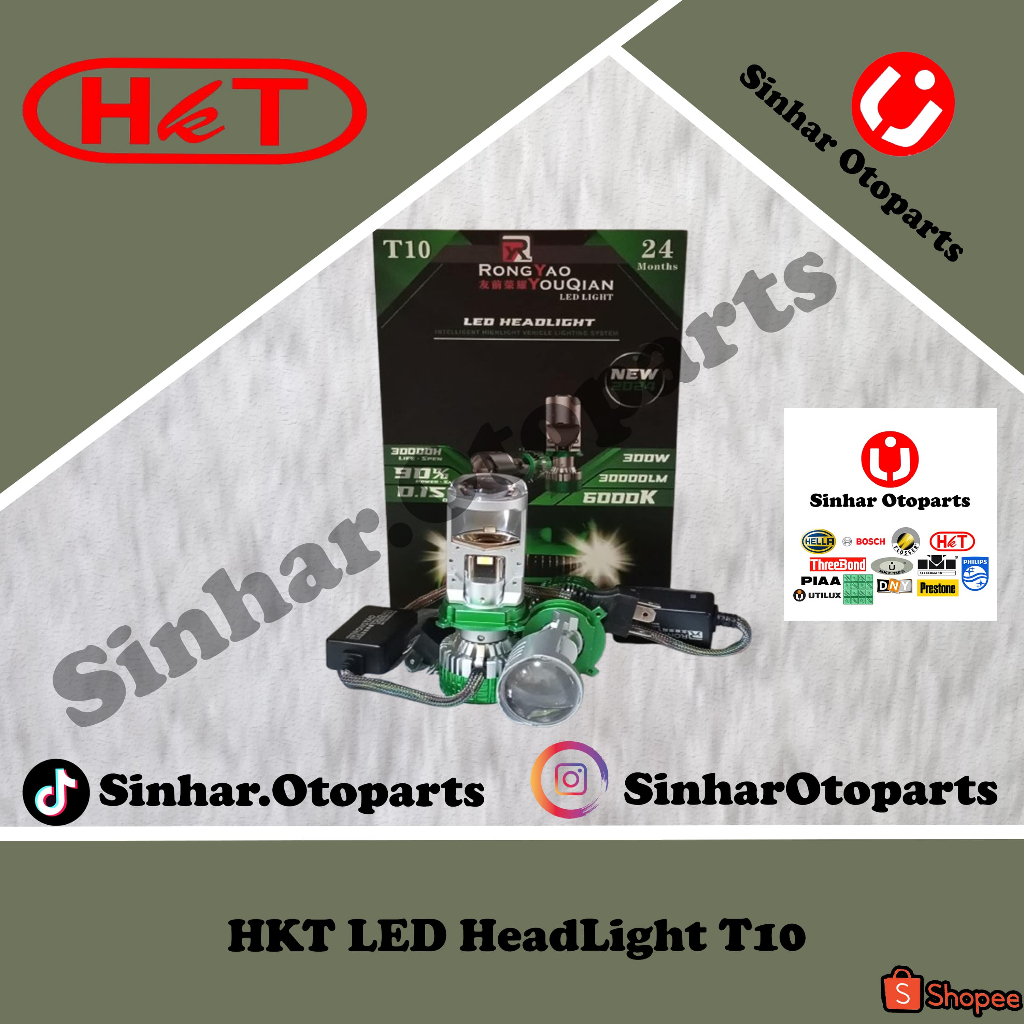 HKT BOHLAM LED RONGYAO YOUQIAN T10 H4