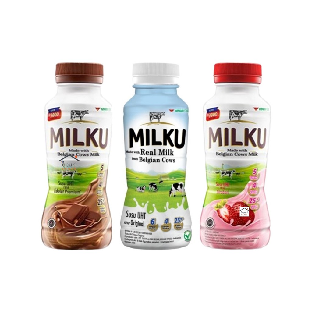 

Milku Susu UHT Sapi Belgia Berbagai Varian Pilih Rasa