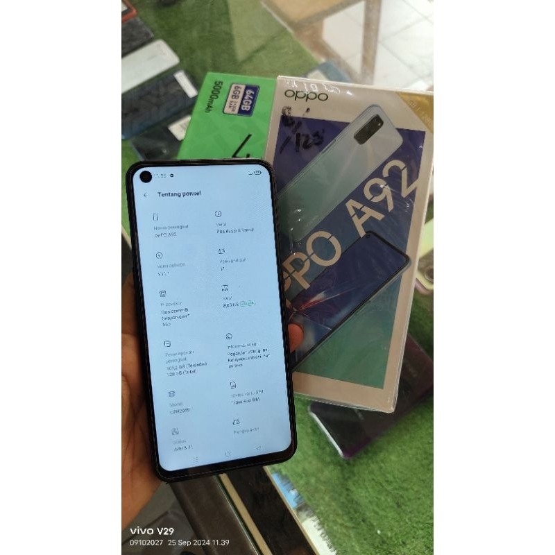 OPPO A92 RAM 6/128GB 8/128GB SECOND SEKEN