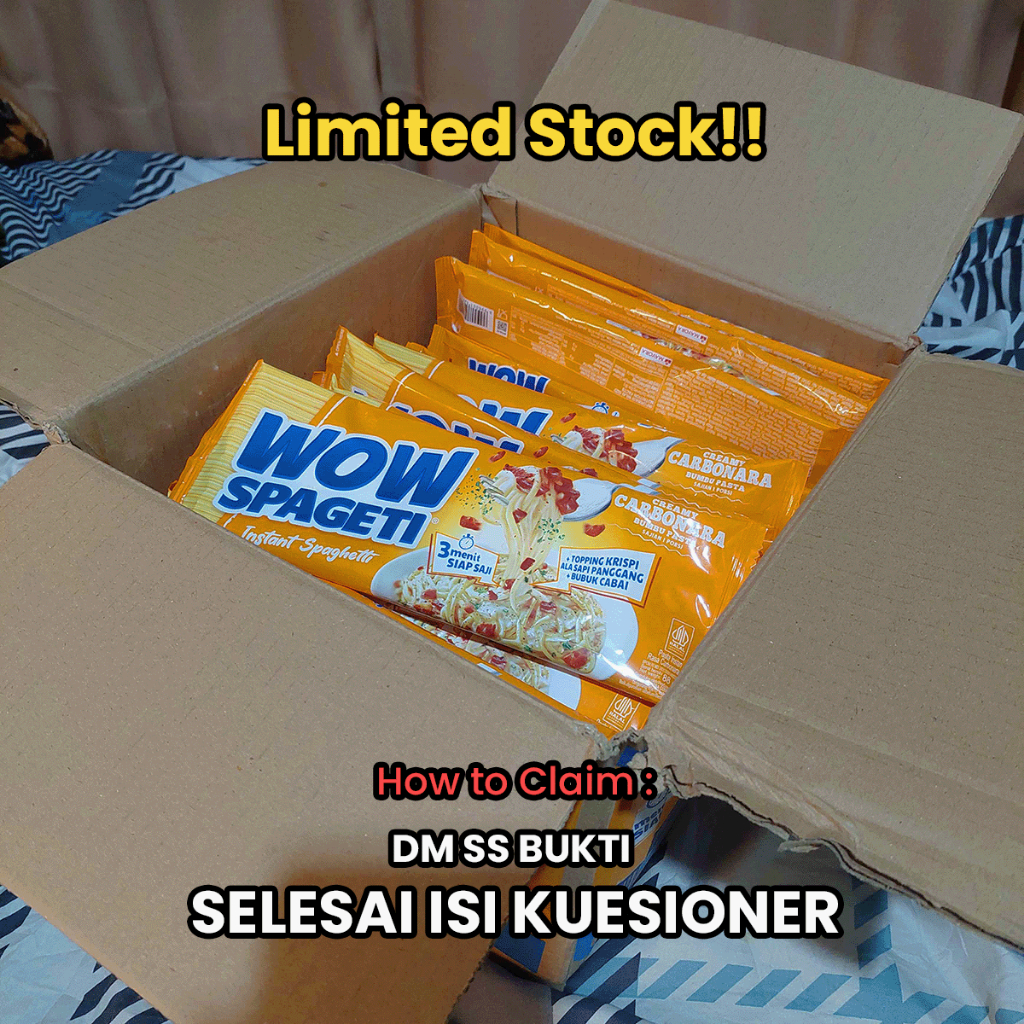

spageti enak per 1 pcs