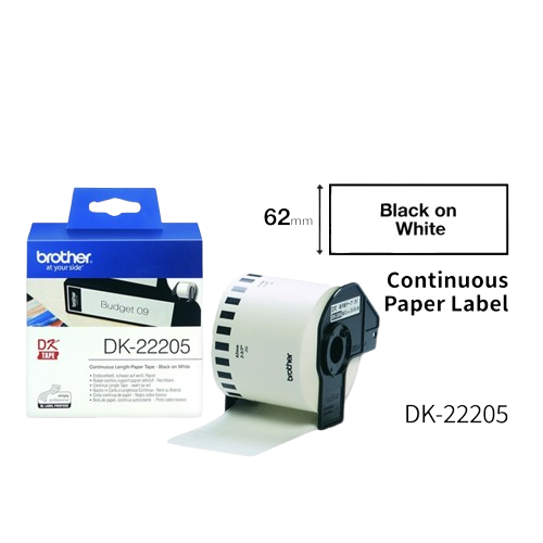 

Brother Label Tape DK-22205 Continuous Length Paper Tape