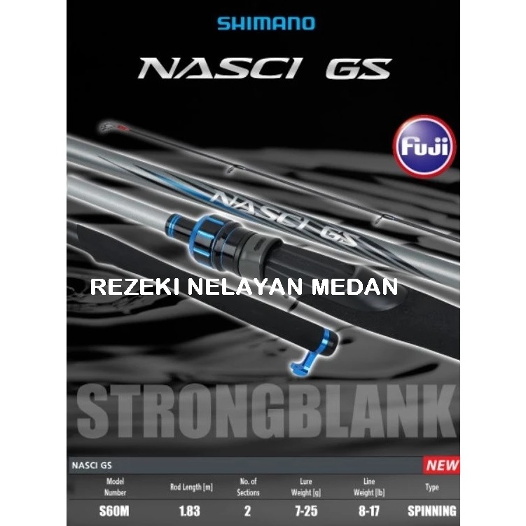 Joran Galatama Mas SHIMANO Nasci GS 2024 | Joran Galatama Ikan Mas