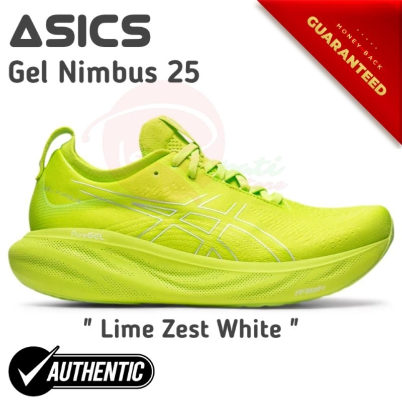 Limited Asics Gel Nimbus 25 Original Lime Zest Special Colour