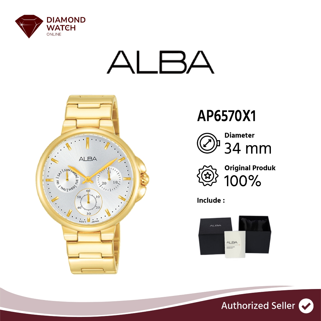 Alba Ladies 34mm Stainless Steel Strap AP6570X1 / AP6568X1