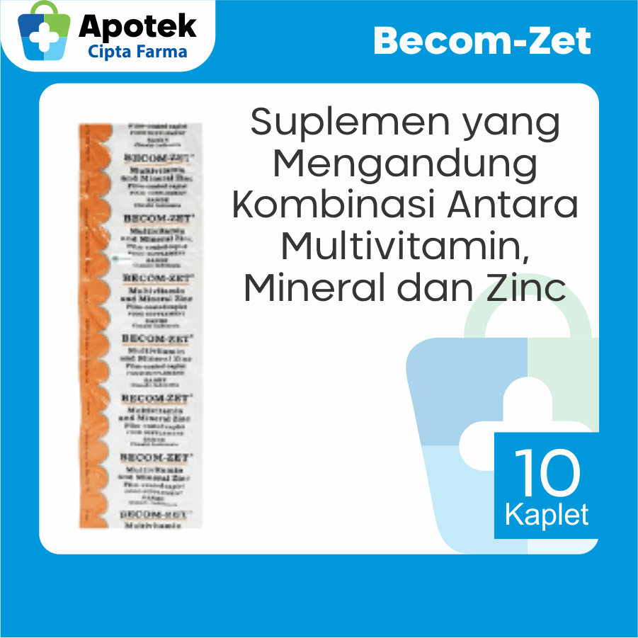 Becom Zet Become Zet BecomZet Multivitamin Vitamin Becom Zet Vitamin B Kompleks Vitamin B Complex Vi