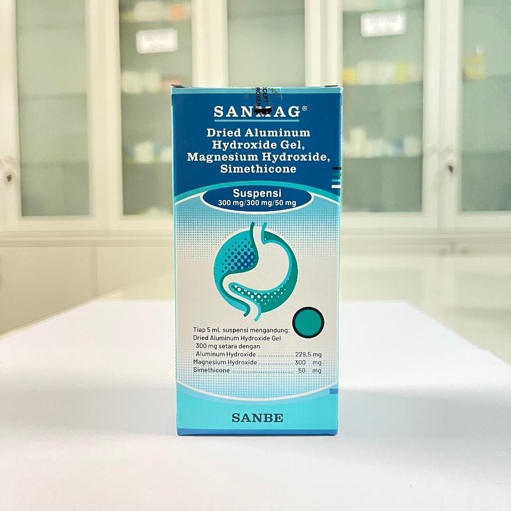 SANMAG Cair (Suspensi) 120 ml - Obat Maag & Kembung