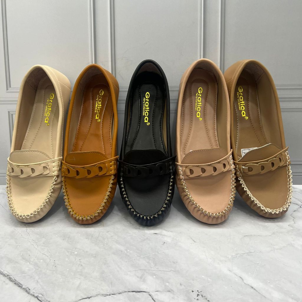 Gratica Sepatu Wanita Flat Shoes Rajut RJ_01