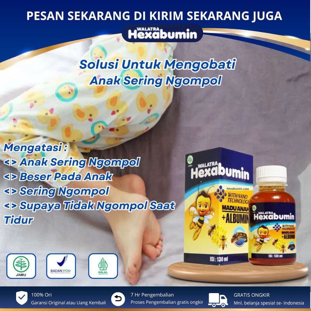 Obat Anak Sering Ngompol, Obat Anak Berhenti Ngompol, Obat Anak Pipis Berlebih, Stop Ngompol Malam D