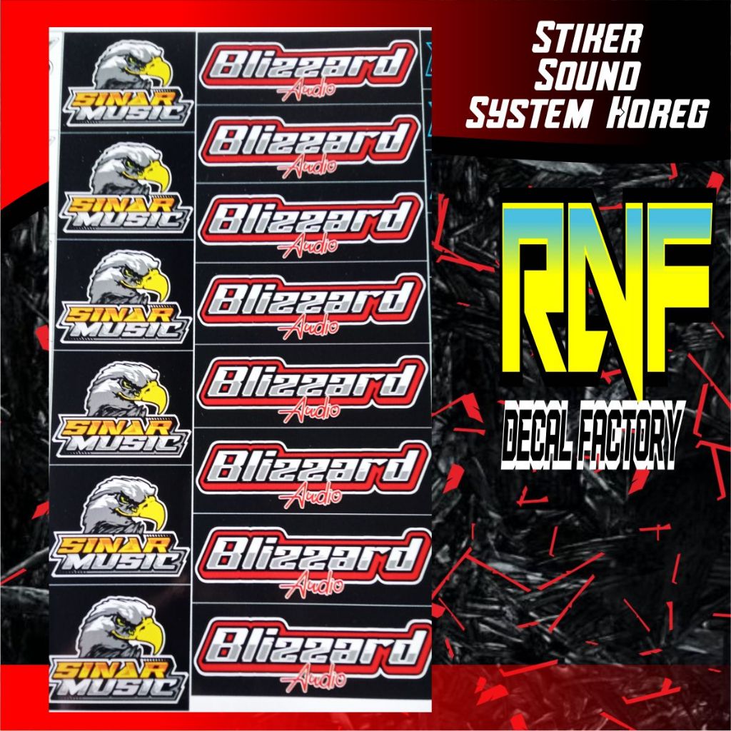 

STIKER SINAR MUSIC,STIKER AUDIO,STIKER SOUN HOREG, isi 8 STIKER