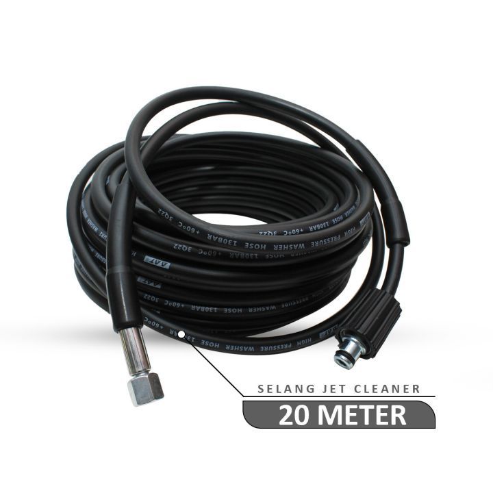 PAKET Selang Jet Cleaner 10m 15m 20m 25m Selang Mesin Steam Dan Hose Gun Sprayer