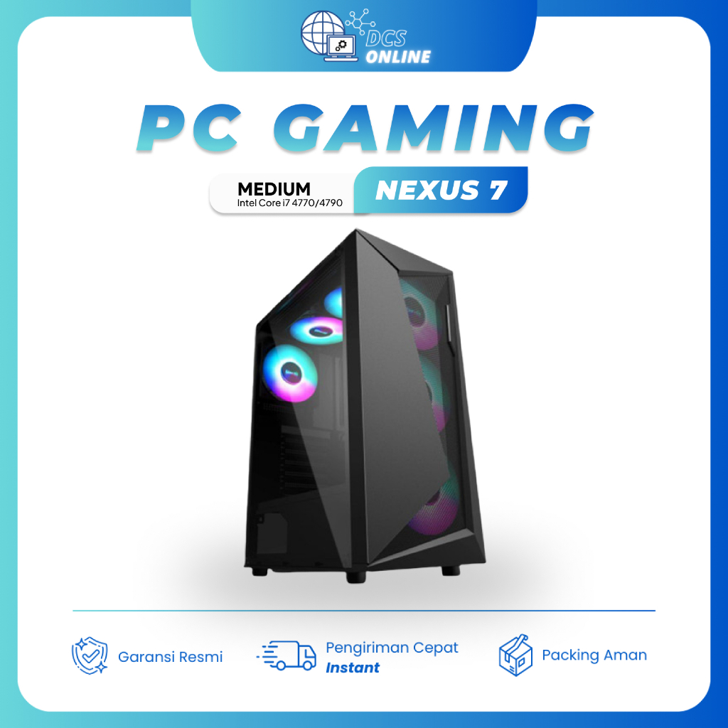 RAKITAN CPU LIVE STREAMING/GAMING/RENDERING/EDITING CPU ONLY VGA R9-370/GTX 1050 TI TIK | NEXUS 7