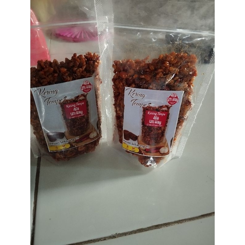 

kering tempe/makanan praktis/pedas manis