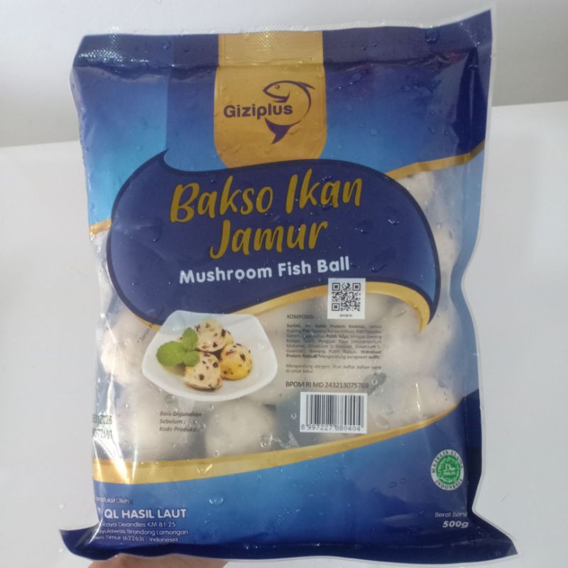 

GIZIPLUS BAKSO IKAN JAMUR 500 GRAM