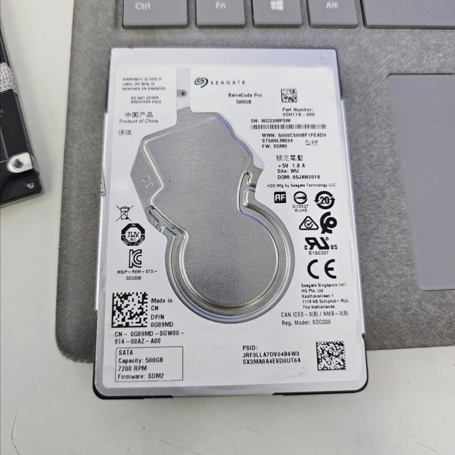 Harddisk Laptop 500GB Seagate Second