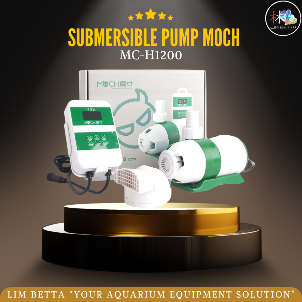 MCH PUMP MC-H12000/ POMPA CELUP 12000 LPH / POMPA KOLAM LOW WATT INVERTER  12000 LPH 80WATT