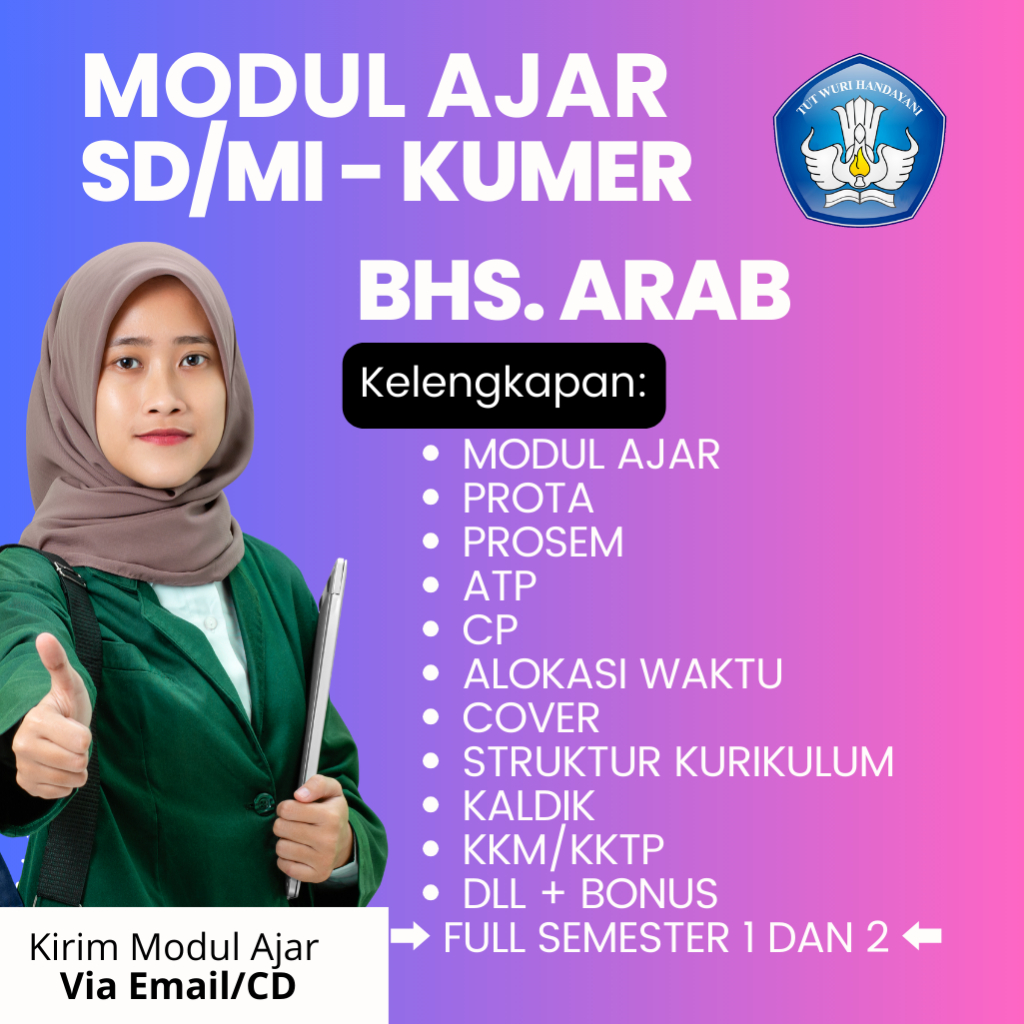 

MODUL AJAR BAHASA ARAB MI KURIKULUM MERDEKA FULL 1 TAHUN