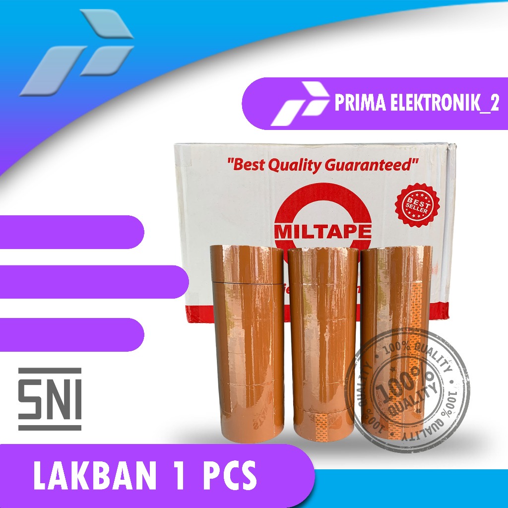 

Lakban cokelat miltape premium 1 pcs harga termurah