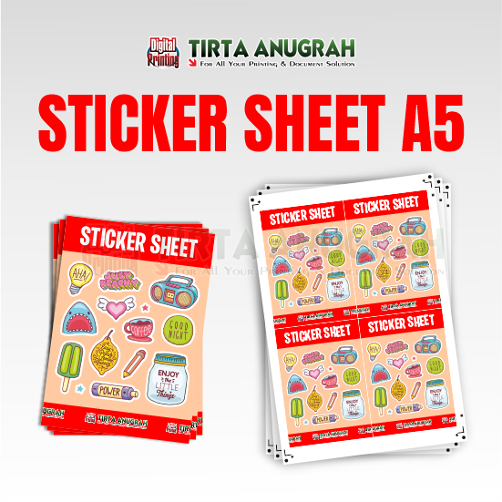 

STICKER SHEET PACK / STICKER SHEET CUSTOM/ STICKER SHEET A5 / STICKER SHEET A6