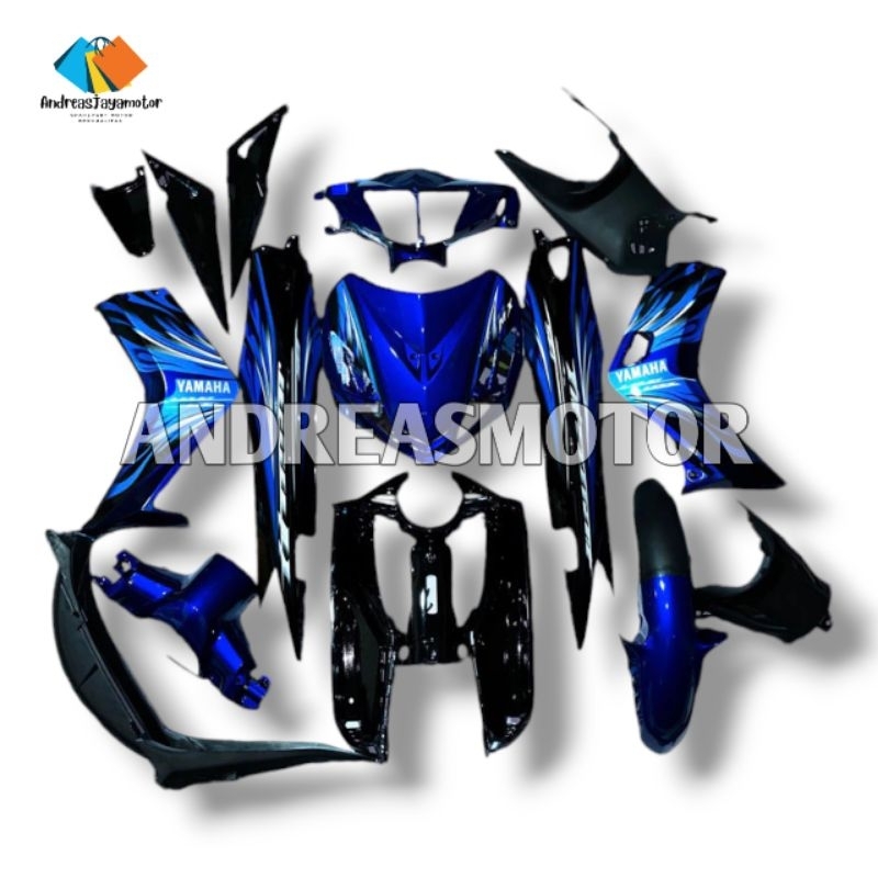 Full body halus kasar jupiter mx old warna biru hitam