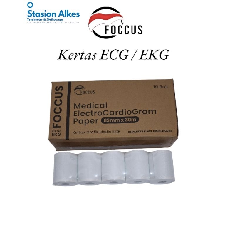 

Kertas ECG/EKG Roll 63mm x 30m