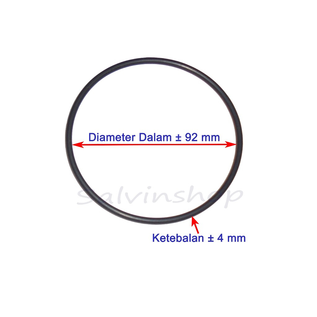 Karet Seal O-Ring ukuran 92 mm untuk Housing Filter Air