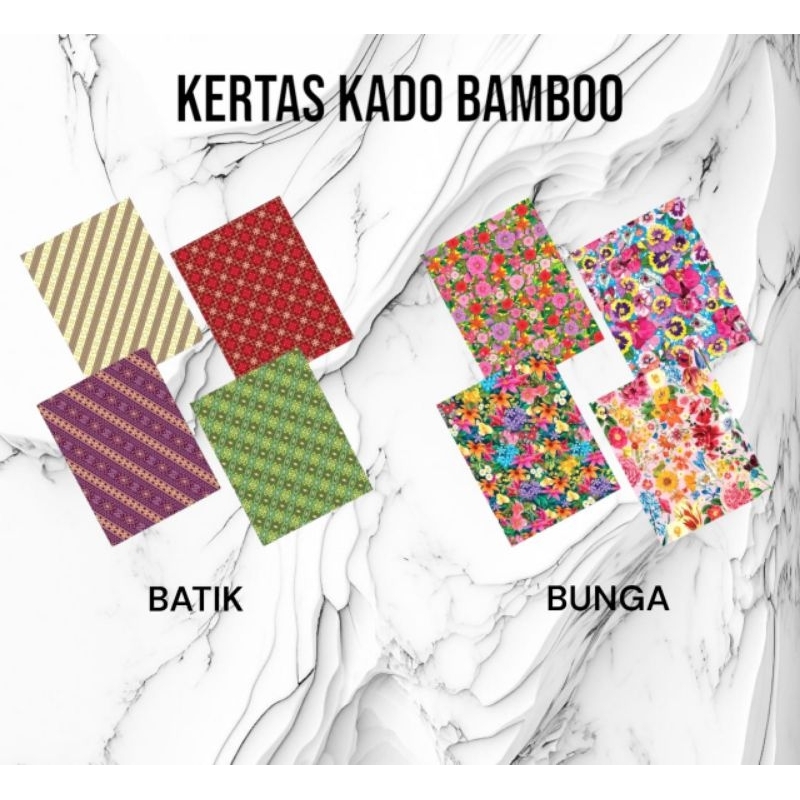 

Kertas kado kilat Bambo 1x50 pcs