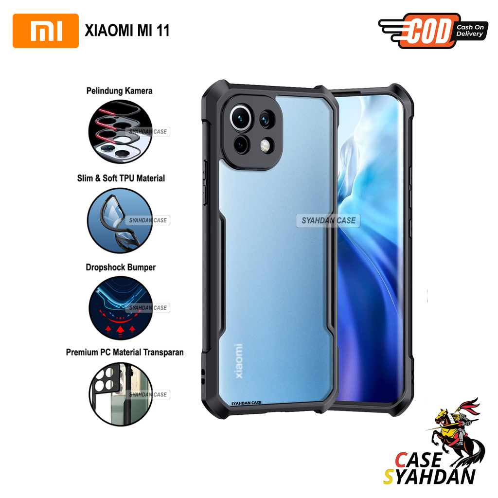 Case Xiaomi Mi 11 Mi 11 Lite Mi 11T Mi 11T Pro Softcase Armor Fusion Shockproof Transparent