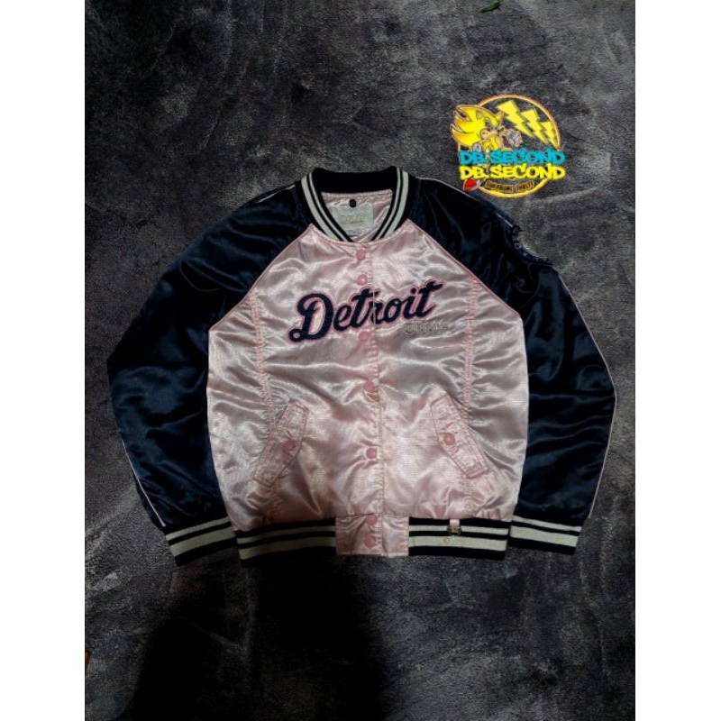 varsity mlb satin detroit