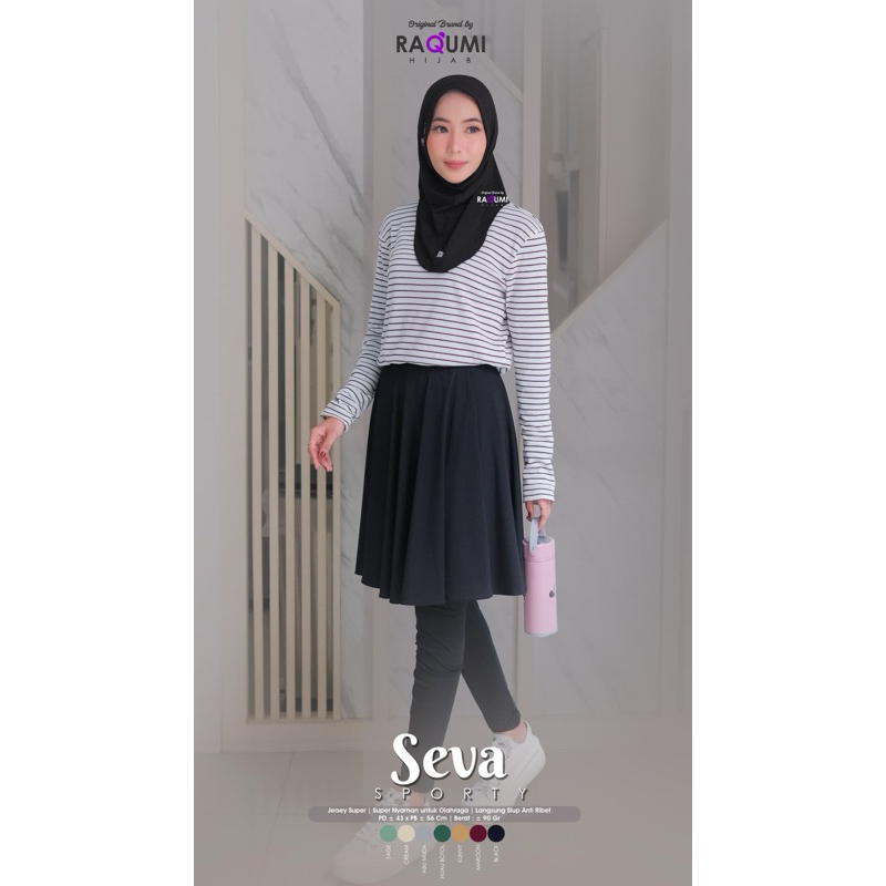 SEVA SPORTY // hijab instan // hijab jersey // hijab sporty