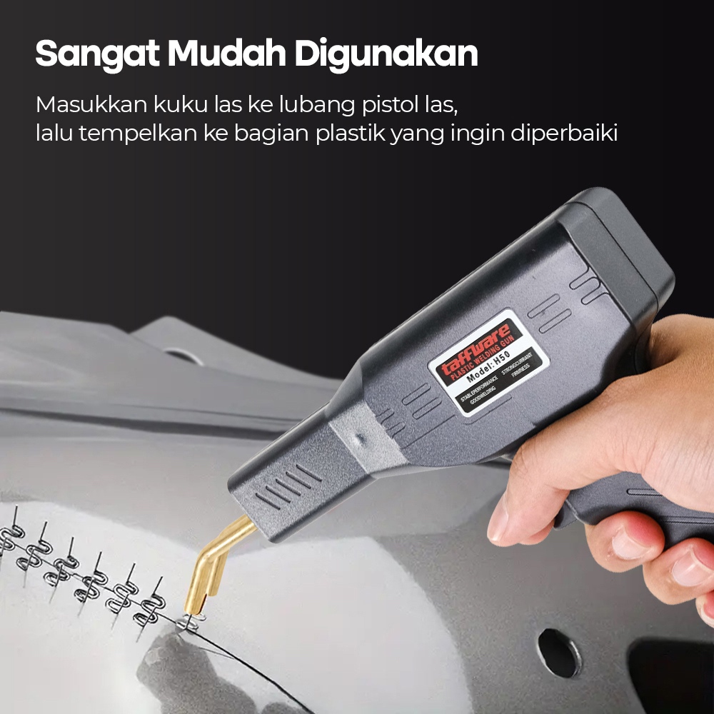Taffware Pistol Las Plastik Welding Automobile Bumper Machine 220V 50W las bodi las body motor mobil