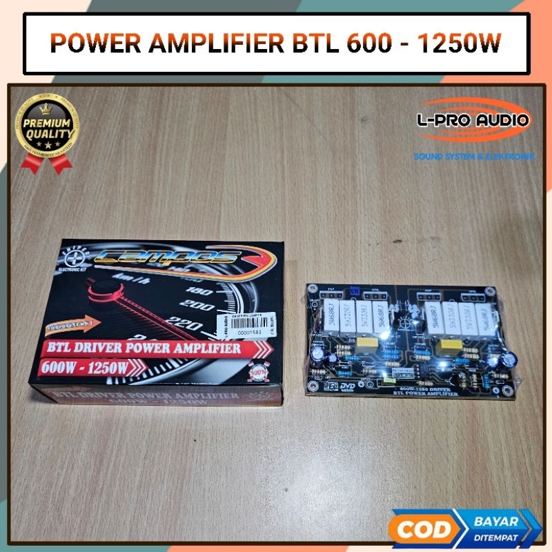 Kit driver power amplifier BTL 600W - 1250W CAMPOS