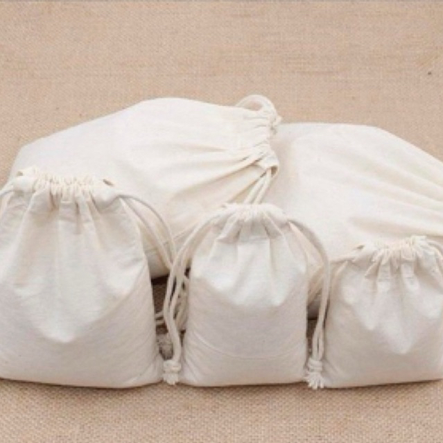 Pouch Serut Blacu Tebal Polos Murah  Pouch Serut Blacu Serut Tas Serut Blacu Ksin Blacu serut blacku