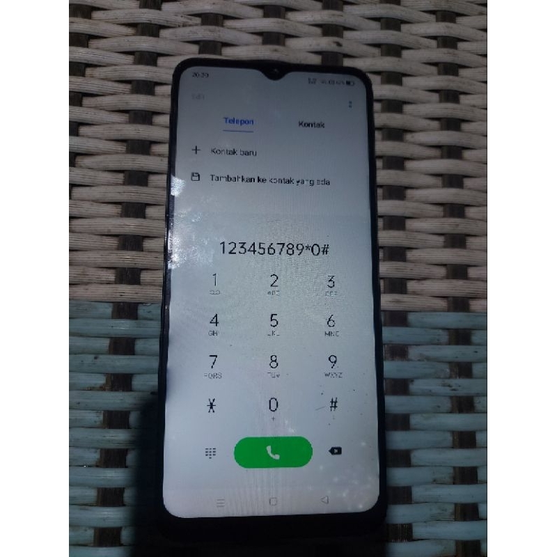 lcd layar frame realme 5i KW minus sesuai foto