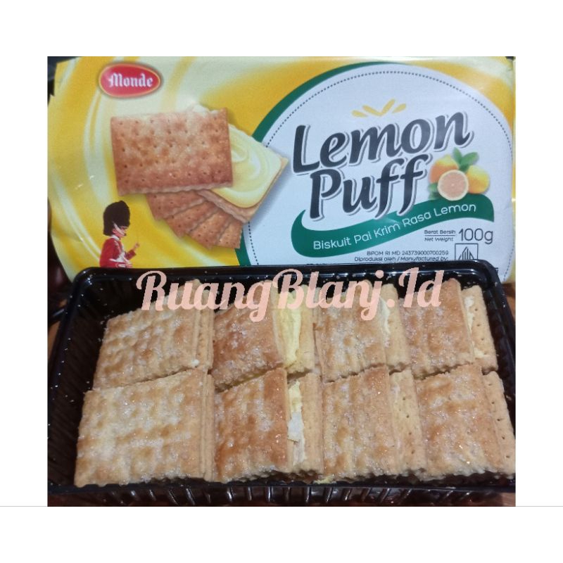 

MONDE BISKUIT LEMON PUFF 100GR