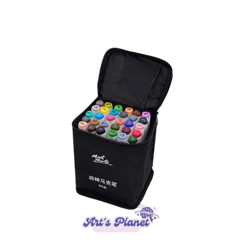 

Mont Marte Alkohol Dual Tip Markers 30pc | Spidol
