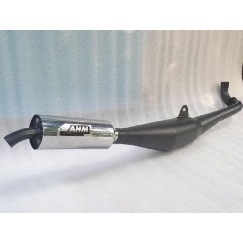 Knalpot AHM Tornado Gs GX Perut Hitam