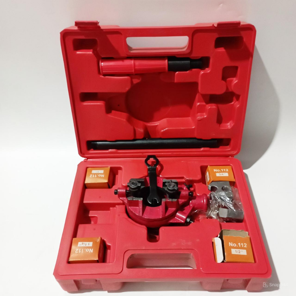 Alat Senai Pipa Manual SNEI PIPA LEDENG SET ALAT DRAT PIPA BESI TIPE 62 DRAT 1/2" 3/4" 1" 1 1/4" MUR