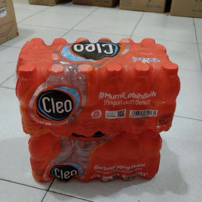 

Cleo botol mini 220ml/purewater/airmineralmurniberoksigen isi 24 botol