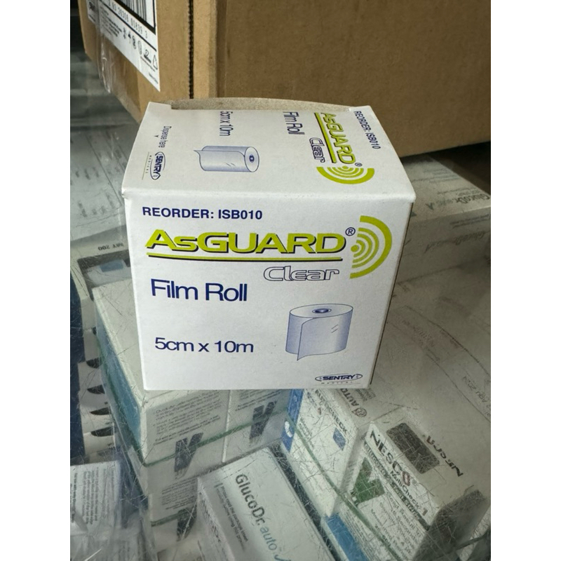 AsGUARD Clear Film Roll 5cm x 10 cm plester transparant anti air